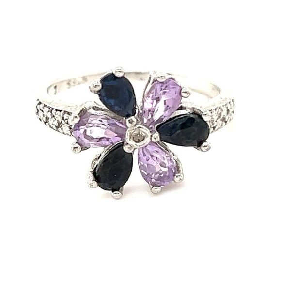 Flower Stones Ring   - Picture 1 of 7